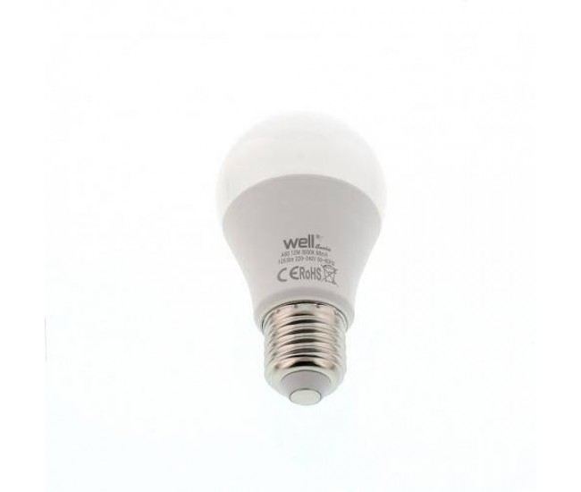 Bec A60 E27 LED 12W 230V lumina calda Basic Well