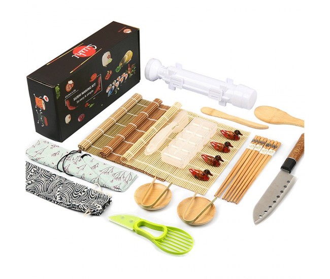 Set 24 de Accesorii pentru Sushi, Flippy, Multicolor