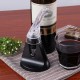 Aerator cu Turnator de Vin 2in1, Flippy, Decantare, Anti-Picurare, Fara Scurgere, 18x10x8cm, Negru