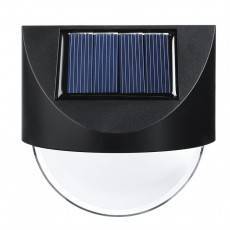 Aplica solara LED Flippy, ABS/Policarbonat, rezistent la apa IP65, 1 LED, pentru gradina, casa, balcon, terasa, 1.2V, 600mah, 8.8 x 8.5 cm, alb rece