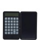 Calculator de Mana Reincarcabil cu Tabla de Scris, Flippy, Calculator Portabil, Ecran LCD, Afisaj cu 12 Cifre, Ecran de 15 cm, Culoare Negru