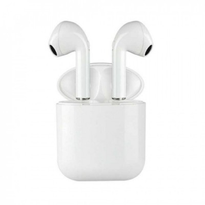 Casti Wireless Bluetooth MKJ-I9 Earbuds Flippy, Alb