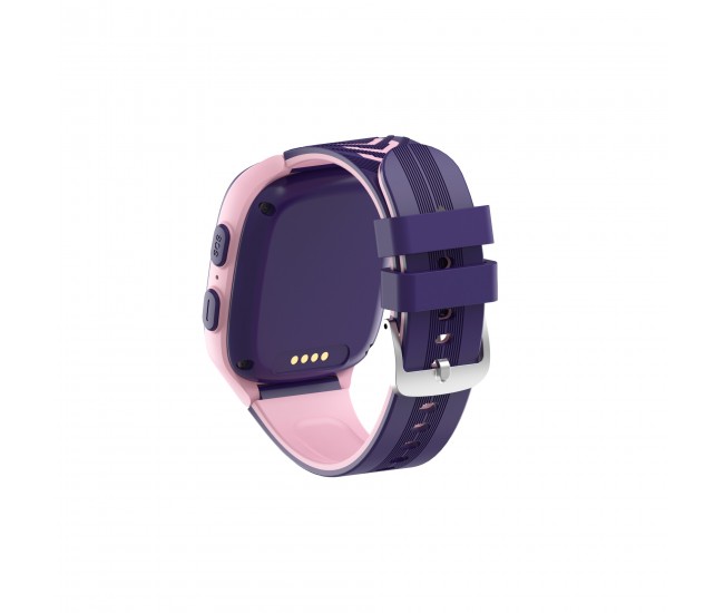 Ceas Smartwatch Flippy, Pentru Copii, LT31E-4G cu Functie Telefon, Localizare GPS, Istoric Traseu, Apel de Monitorizare, Camera, Mov/Roz