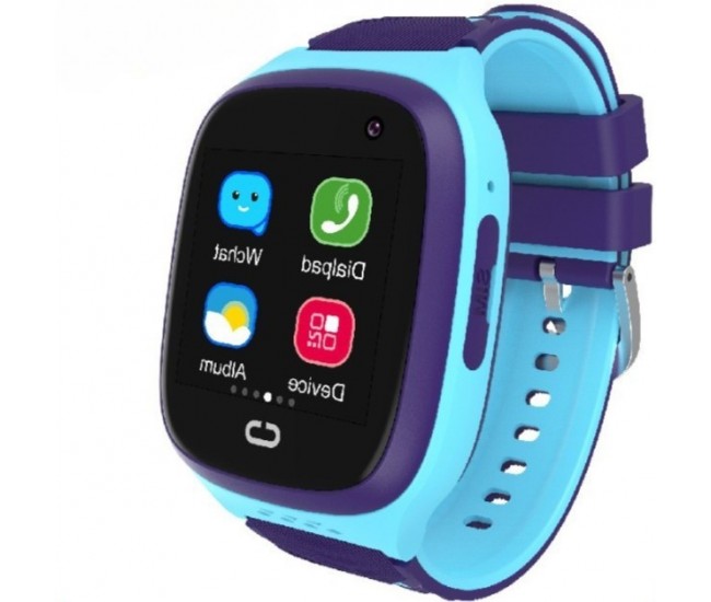 Ceas Smartwatch Pentru Copii LT31E-4G cu Functie Telefon, Localizare GPS, Istoric traseu, Apel de Monitorizare, Camera, Albastru