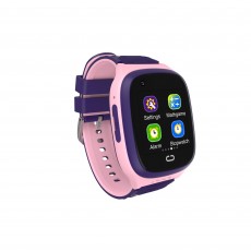 Ceas Smartwatch Flippy, Pentru Copii, LT31E-4G cu Functie Telefon, Localizare GPS, Istoric Traseu, Apel de Monitorizare, Camera, Mov/Roz