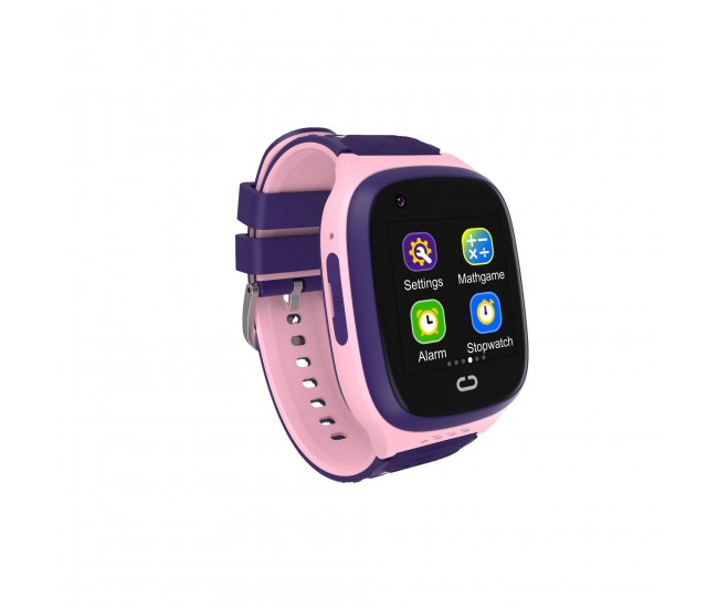 Ceas Smartwatch Flippy, Pentru Copii, LT31E-4G cu Functie Telefon, Localizare GPS, Istoric Traseu, Apel de Monitorizare, Camera, Mov/Roz