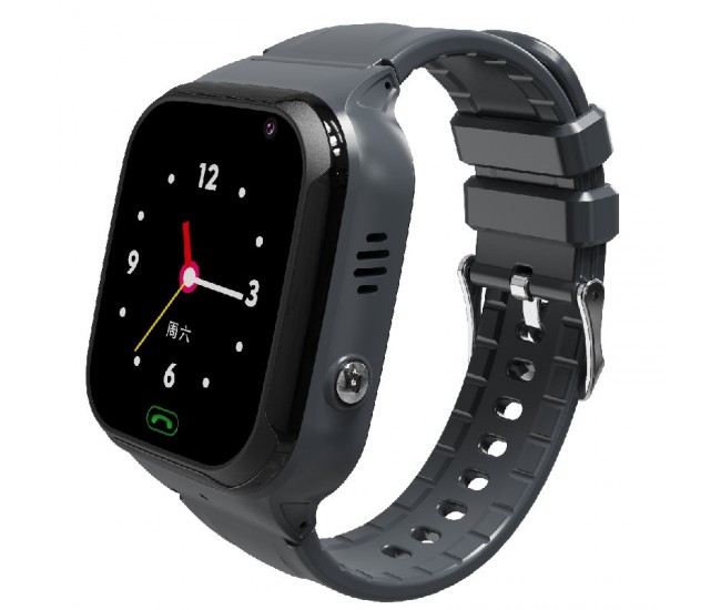 Ceas Smartwatch Pentru Copii LT31E-4G cu Functie Telefon, Localizare GPS, Istoric traseu, Apel de Monitorizare, Camera, Negru