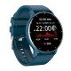 Ceas smartwatch si bratara fitness Flippy ZL02D, oxigen, ritm cardiac, pedometru, notificari, IP67, Compatibil cu Android/iOS, vibratii, multi sport, Albastru inchis