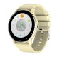 Ceas smartwatch si bratara fitness Flippy ZL02D, oxigen, ritm cardiac, pedometru, notificari, IP67, Compatibil cu Android/iOS, vibratii, multi sport, Galben