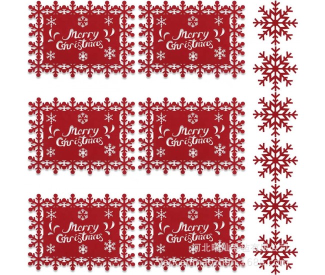 Christmas placemat + Christmas placemat 12-piece set