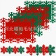 Christmas placemat + snowflake placemat set 12 pieces