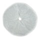 Covor pentru bradul de Craciun White Haipai, diametru 120 cm, blana cu o grosime 2.5 - 3 cm, alb