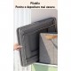 Cutie de Depozitare Tip Cos, Flippy, Material Textil, Pliabila, 47x35x30 cm, 50 l, Cadru Metalic, cu Manere, Gri