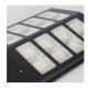 Lampa solara stradala Flippy, cu telecomanda, senzor de miscare si lumina, suport prindere, 640 LED-uri, IP65, ABS, 20AH, 400W, temperatura culoare 6500K, 59.7x34.8x7.2 cm, autonomie 10-12 ore, negru