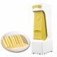 Feliator manual de unt Flippy, material plastic, design usor si practic, 20x6x8.5 cm, Butter Cutter, alb