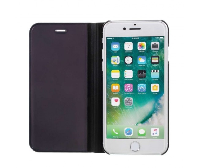 Husa Apple iPhone 11 Flip Cover Oglinda Negru