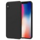 Husa Apple iPhone 7 Full Silicone 360 Negru + Folie de protectie