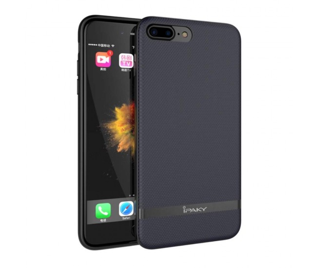 Husa Apple iPhone 7 Ipaky Rubber Coating Negru