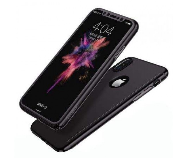 Husa Apple iPhone X Joyroom fata + spate Negru