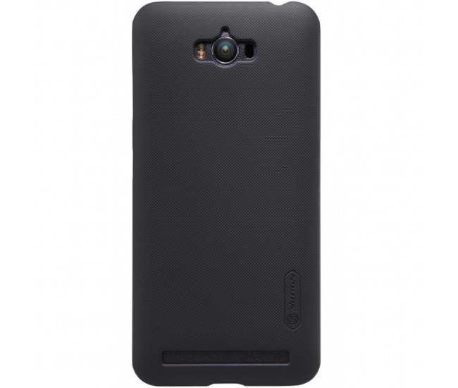 Husa Asus Zenfone Max Nillkin Frosted Shield Negru + Folie de protectie