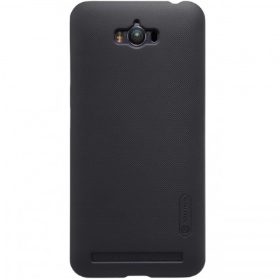 Husa Asus Zenfone Max Nillkin Frosted Shield Negru + Folie de protectie