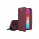 Husa de protectie Flippy compatibila cu Apple iPhone 11 Magnet Book Case Bordo