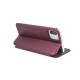 Husa de protectie Flippy compatibila cu Apple iPhone 11 Magnet Book Case Bordo