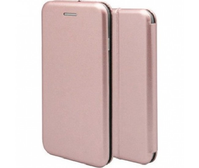 Husa de protectie Flippy compatibila cu Apple iPhone 11 Magnet Book Case Roz-Auriu