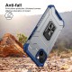 Husa de protectie Flippy compatibila cu Apple iPhone 13 Acrylic Armor cu suport Albastru