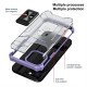 Husa de protectie Flippy compatibila cu Apple iPhone 13 Pro Max Acrylic Armor cu suport Mov