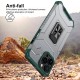 Husa de protectie Flippy compatibila cu Apple iPhone 13 Pro Max Acrylic Armor cu suport Verde Inchis