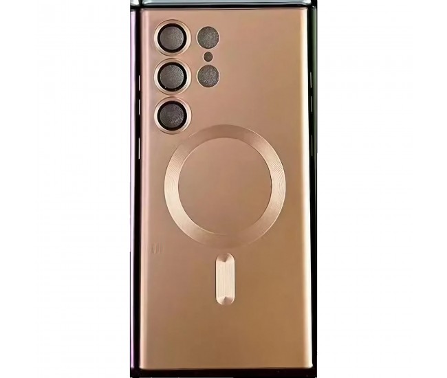 Husa de protectie Flippy, cu incarcare Wireless, Tehnologie Magsafe, pentru  Samsung Galaxy S23 , Rose Gold