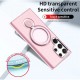 Husa de protectie Flippy, cu incarcare Wireless, Tehnologie Magsafe, TPU, Inel magnetic rotativ cu functie de suport, pentru  Samsung Galaxy S23 Plus , Rose Gold