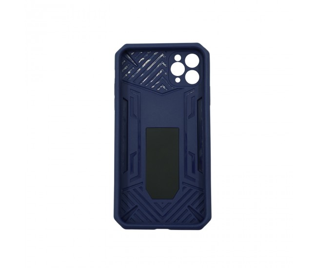 Husa de protectie Flippy pentru Apple iPhone 11 Pro Max Defender Sergeant Brave cu suport, Albastru inchis