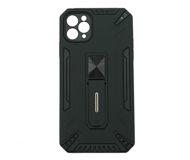 Husa de protectie Flippy pentru Apple iPhone 11 Pro Max Defender Sergeant Brave cu suport, Negru