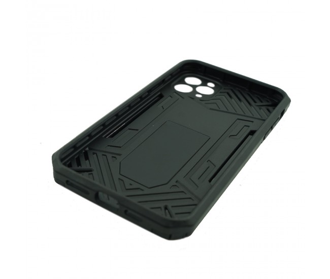 Husa de protectie Flippy pentru Apple iPhone 12 Mini Defender Model 4 cu suport, Negru