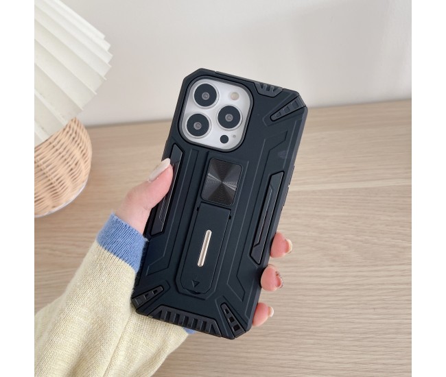 Husa de protectie Flippy pentru Apple iPhone 13 Defender Sergeant Brave cu suport,Negru