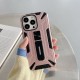 Husa de protectie Flippy pentru Apple iPhone 13 Defender Sergeant Brave cu suport,Roz Auriu