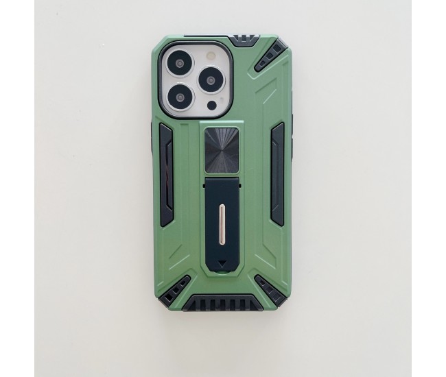 Husa de protectie Flippy pentru Apple iPhone 13 Defender Sergeant Brave cu suport,Verde