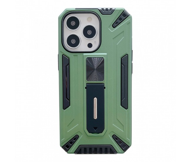 Husa de protectie Flippy pentru Apple iPhone 13 Defender Sergeant Brave cu suport,Verde