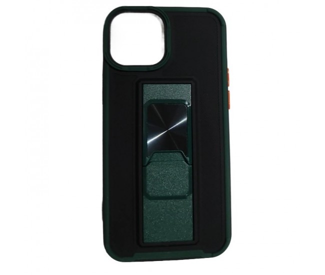 Husa de protectie Flippy pentru Apple iPhone 13 Mini Defender Sergeant Brave cu suport, Verde Inchis