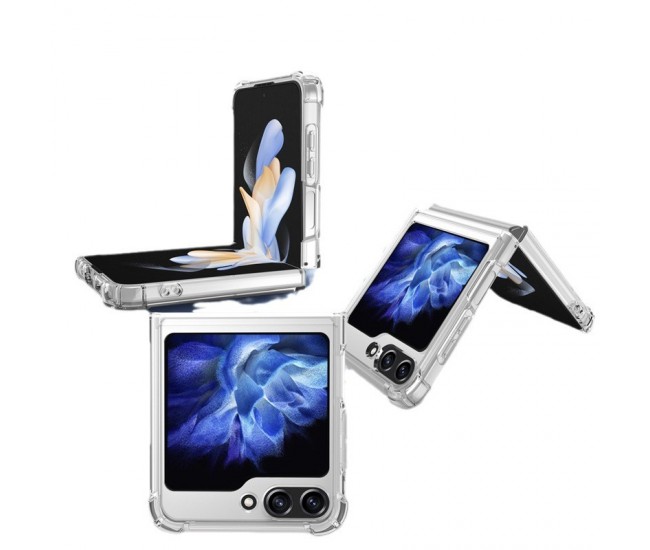 Husa de Protectie, Flippy, pentru Samsung Galaxy Z Flip6, MagSafe, TPU, Transparent