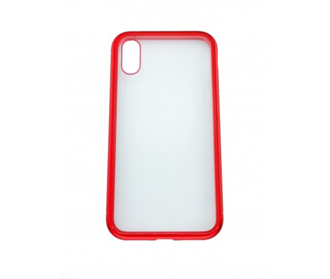 Husa de protectie Magnetic 360 pentru Apple iPhone XS Max, Rosu