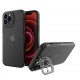 Husa de protectie pentru Apple iPhone 14 Pro, Flippy, Bracket series cu suport si protectie pentru camera, Negru