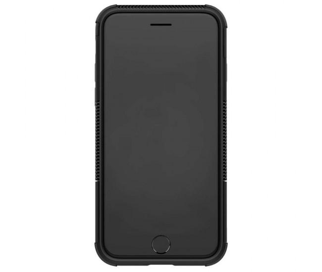 Husa de protectie Flippy pentru Apple iPhone 7/8 Defender Model 3 cu Suport, Negru