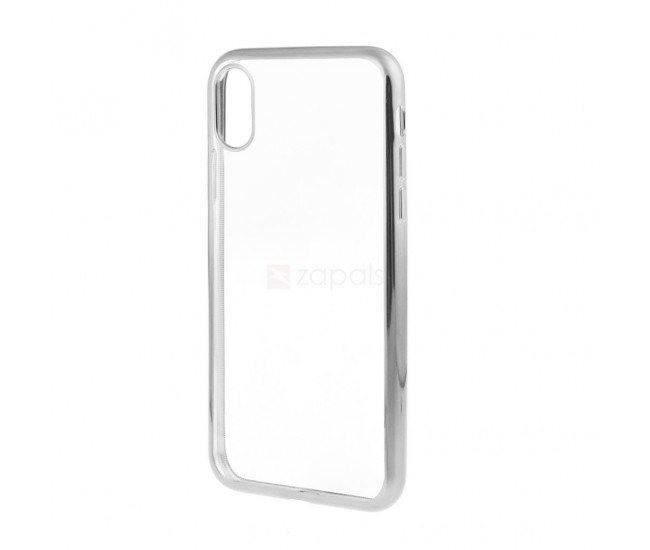 Husa de protectie pentru Apple iPhone X Tpu Electroplated Antisoc Argintiu