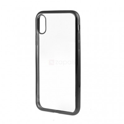 Husa de protectie pentru Apple iPhone X Tpu Electroplated Antisoc Negru