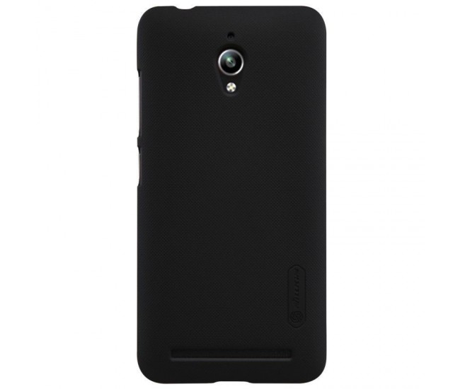 Husa de protectie pentru Asus Zenfone Go Nillkin Frosted Shield Negru + Folie de protectie