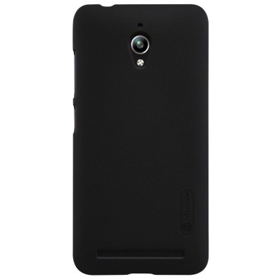 Husa de protectie pentru Asus Zenfone Go Nillkin Frosted Shield Negru + Folie de protectie