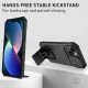 Husa Defender cu Stand pentru iPhone 11, Negru, Suport reglabil, Antisoc, Protectie glisanta pentru camera, Flippy